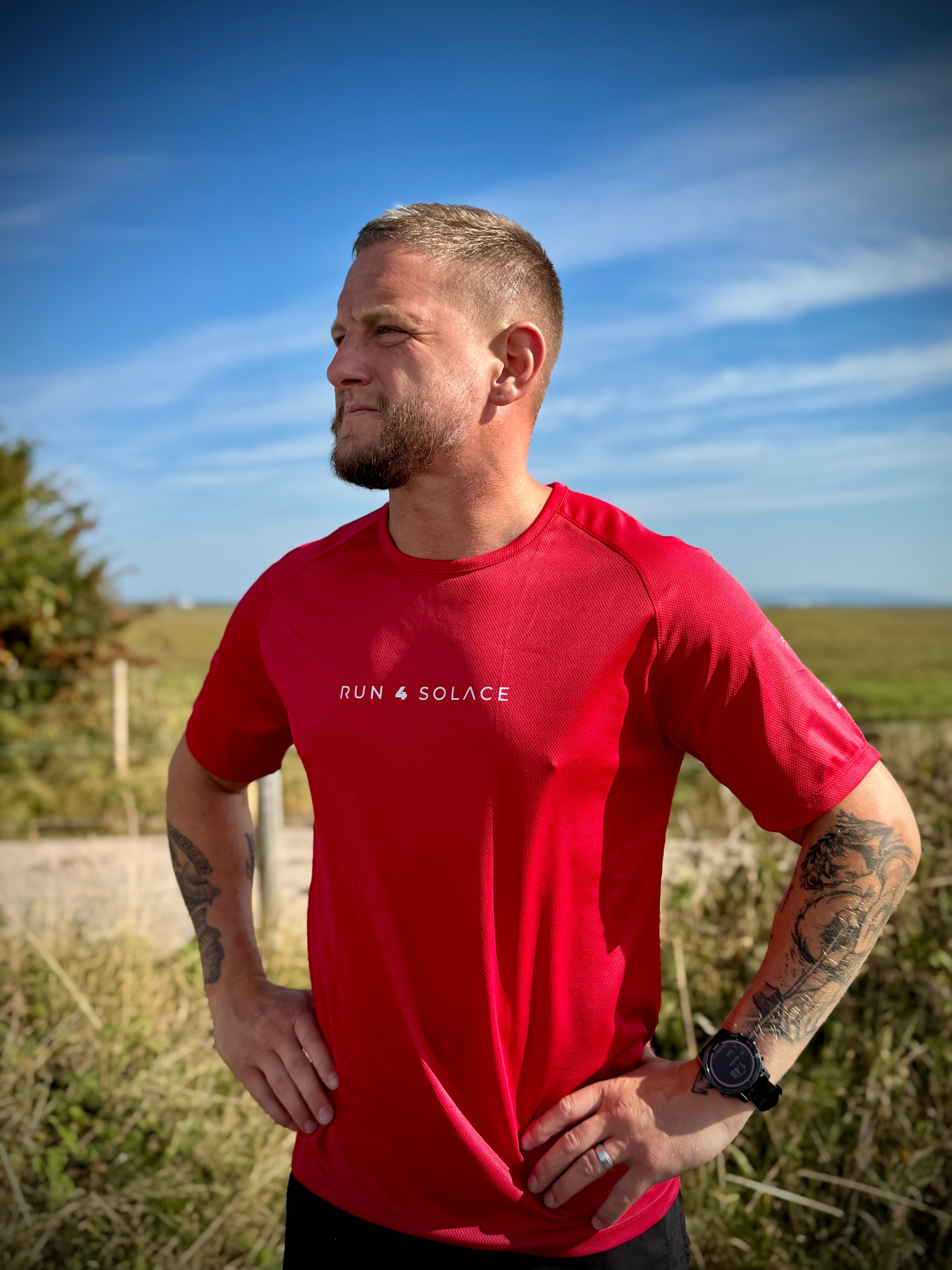 Run 4 Solace - Unisex Running/Sports T Shirt - [ This Is For The Ones We Lost ]