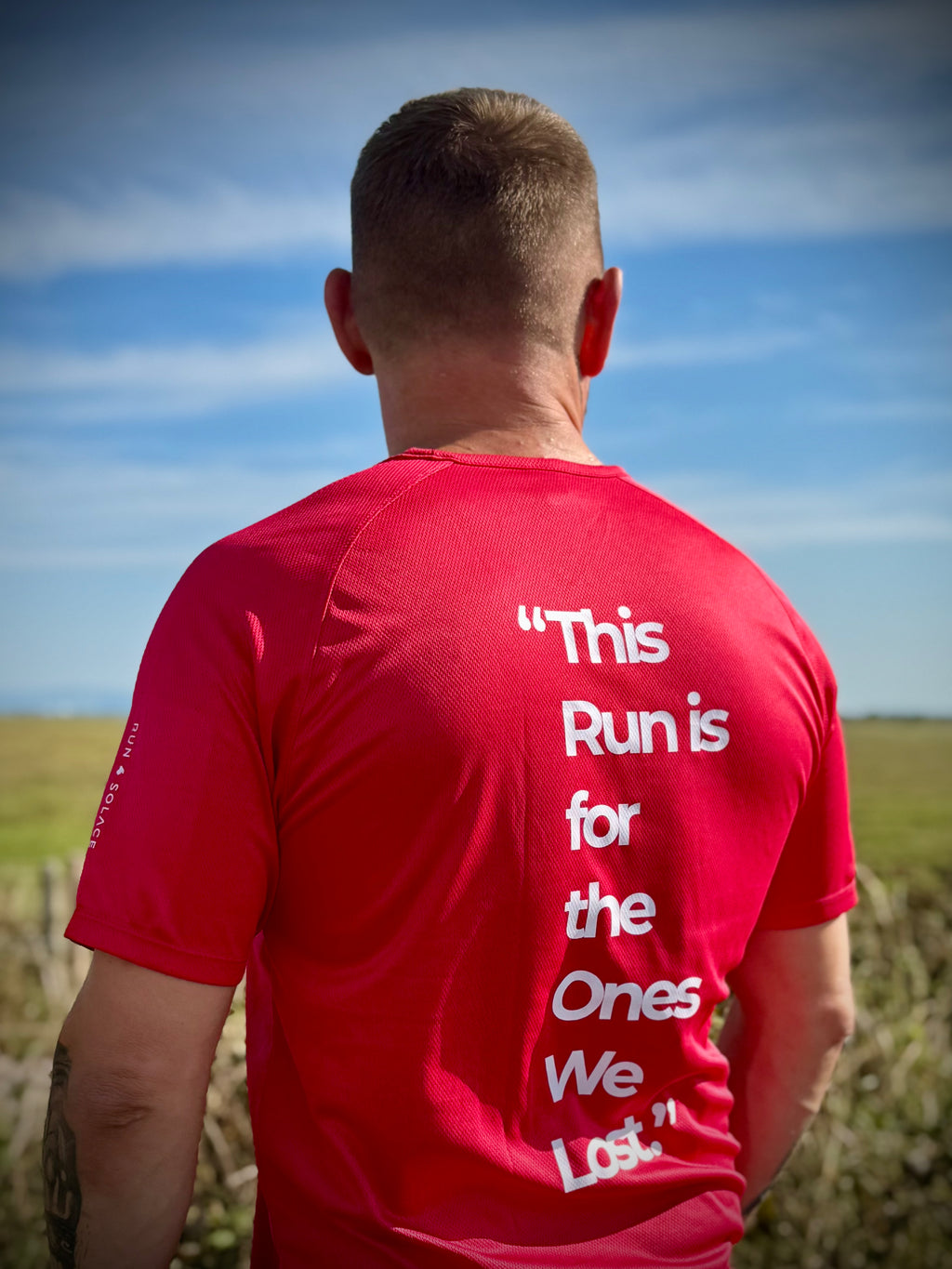 Run 4 Solace - Unisex Running/Sports T Shirt - [ This Is For The Ones We Lost ]