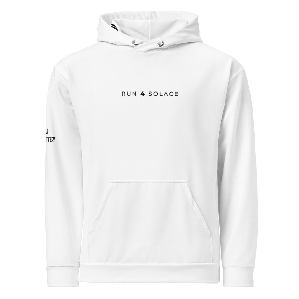 Run 4 Solace - [SOLACE] - WHITE Unisex Hoodie