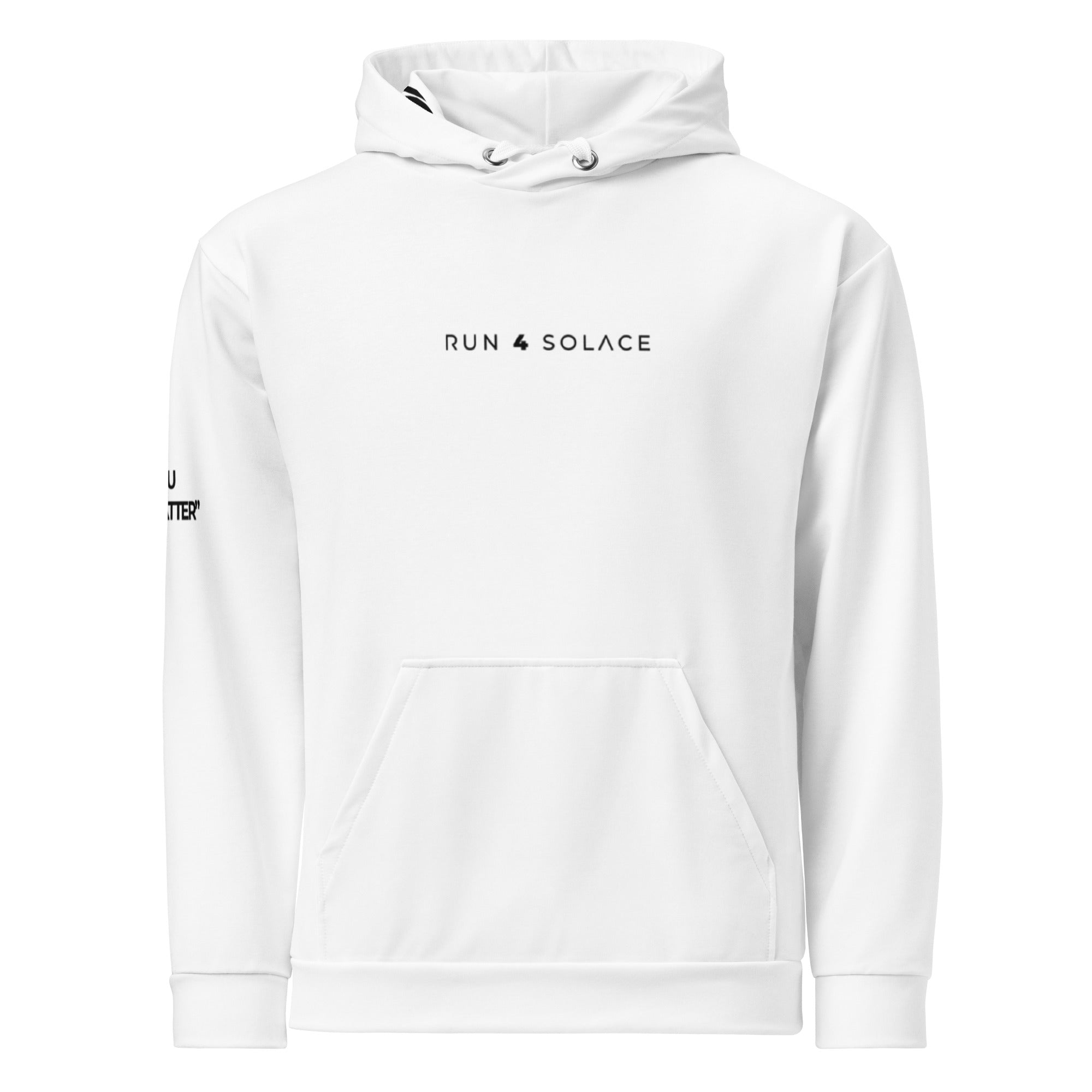 Run 4 Solace - [SOLACE] - WHITE Unisex Hoodie