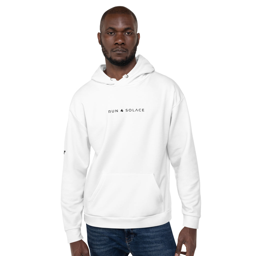 Run 4 Solace - [SOLACE] - WHITE Unisex Hoodie
