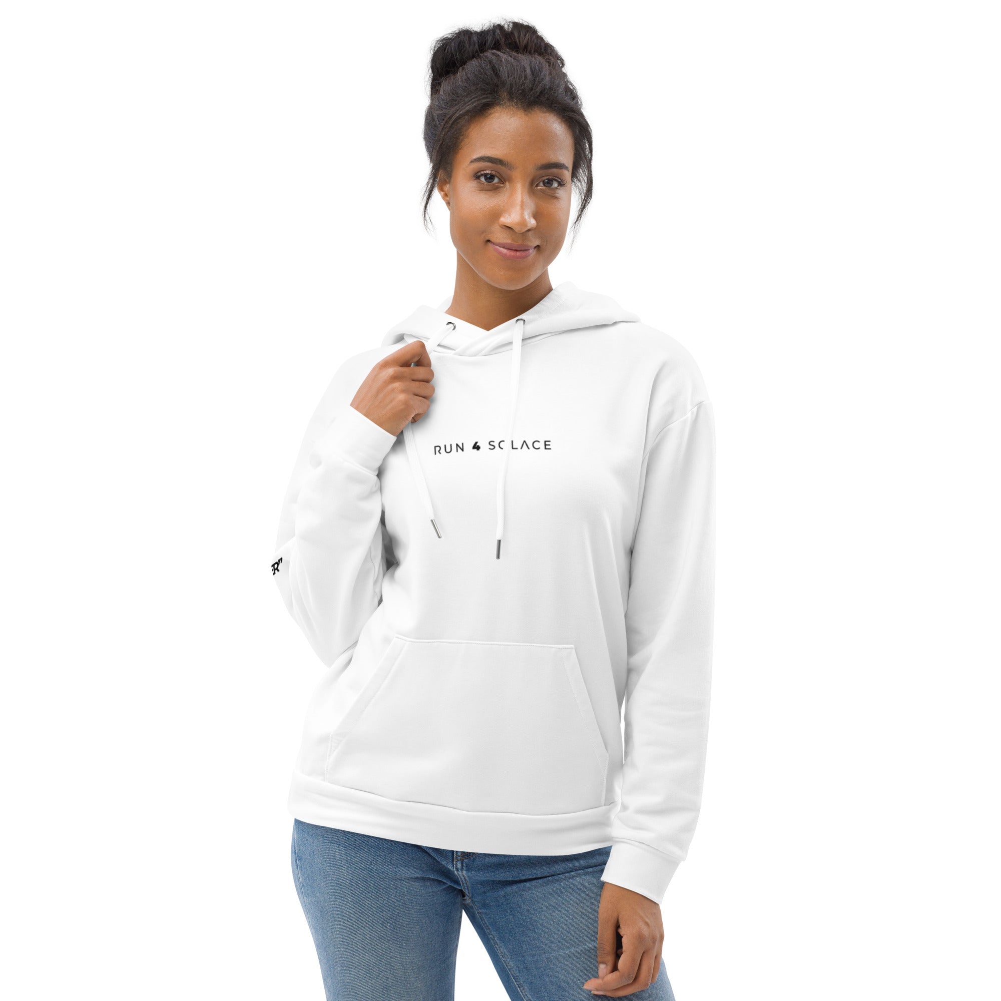 Run 4 Solace - [SOLACE] - WHITE Unisex Hoodie