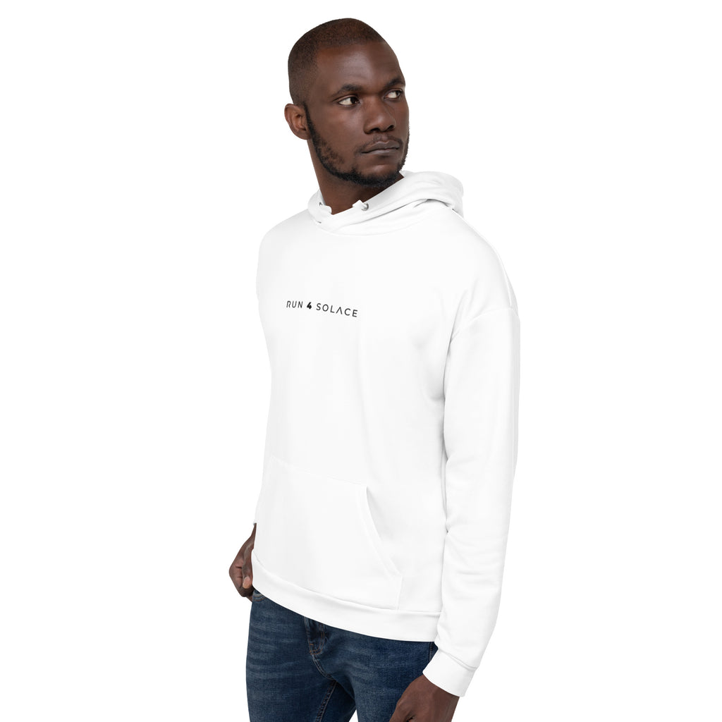 Run 4 Solace - [SOLACE] - WHITE Unisex Hoodie