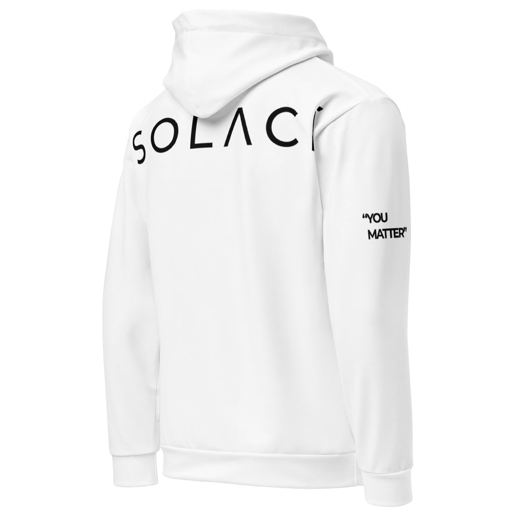 Run 4 Solace - [SOLACE] - WHITE Unisex Hoodie